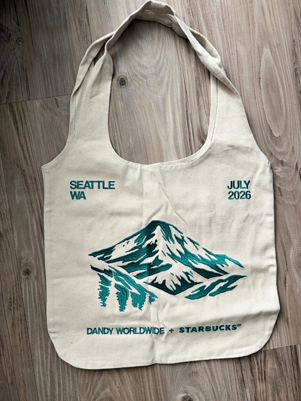 Dandy Worldwide + Starbucks Pit Stop Canvas Tote Bag